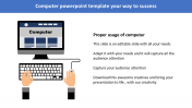 Attractive Computer PowerPoint Template Presentation