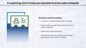 Keynote Business Plan Template With Surprising Tool