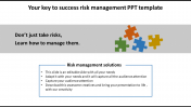Creative Risk Management PPT Template Slide Design