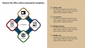 Attractive Office Online PowerPoint Templates-Four Node