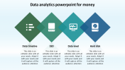 Inventive Data Analytics PPT Template with Four Nodes