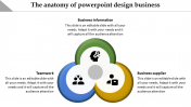 Amazing PowerPoint Design Business Joint Model-Three Node