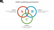 Online Marketing Presentation With Circle Design