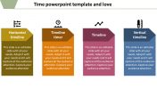 Fantastic Time PowerPoint Template with four Nodes Slide