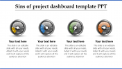 Attractive Dashboard PPT Template Designs - Four Node