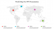 World Map For PPT Presentation Templates
