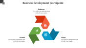 Business Development PowerPoint with Arrow Shape