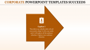 Corporate PowerPoint Templates Slides - Arrow Shape