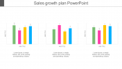 sales growth plan powerpoint presentation chart model