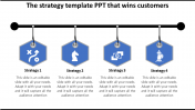 Four Node Strategy Template PPT Presentation