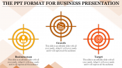 Three Node PPT Format For Business Presentation