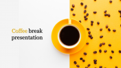 Visual Coffee Break PPT Presentation  and Google Slides