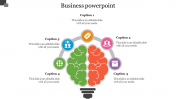 Our Predesigned Business PowerPoint Presentation With Brain