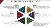 Fantastic Business Growth PPT Templates with Six Nodes