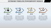 Four Node Timeline PowerPoint Design Templates