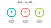 Elegant Circle Design Project Plan Slide Template