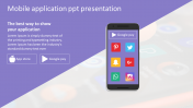 Editable Mobile Application PPT Presentation Slide 