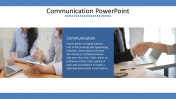 The best communication PowerPoint template