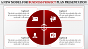 Innovative Business project plan presentation template