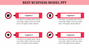 Innovative Business Model PowerPoint Template-Four Node