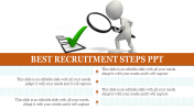 Recruitment Steps PowerPoint Template Presentation