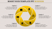 Download Template PPT Business-Circle Logo Model