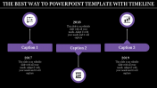powerpoint template with timeline - black background	