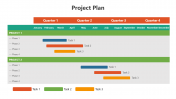 Unique Project Plan PowerPoint And Google Slides Template