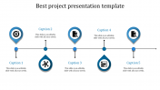 Best Project Presentation Template With Five Nodes
