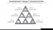 Stunning PowerPoint Project Presentation In Grey Color