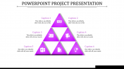 Attractive PowerPoint Project Presentation In Purple Color