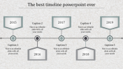 Amazing PowerPoint With Timeline In Grey Color Model