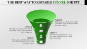  Funnel For PPT and Google Slides Themes with four stages
