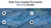 Amazing Template PowerPoint Marketing Slide Design