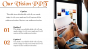 Vision PPT Template And Google Slides Themes - Two Nodes