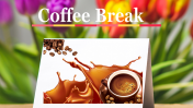 Innovative Coffee Break PPT Template For Presentations