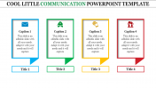 Four levels Communication PowerPoint Template