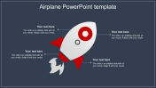 Attractive Airplane PowerPoint Template