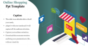 Online Shopping PPT Template Presentation and Google Slides