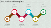 Colorful Timeline PowerPoint PPT Presentation Slide