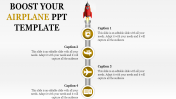 Engaging and Exciting Airplane PPT Template Themes Design
