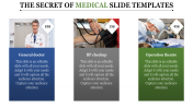 Three levels Medical Slide Templates for Presentation