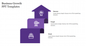 Stunning Business Growth PPT Templates With Three Nodes