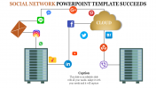 Get Modern Social Network PowerPoint Template Slides