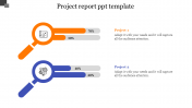 Creative Project Report PPT Template Slide Designs