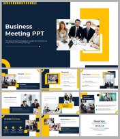 Business Meeting PowerPoint And Google Slides Templates