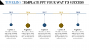 Innovative Timeline Hanging PPT PowerPoint Template
