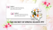 The Secret Of Spring Season PPT Slide Templates