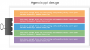 Awesome Agenda PPT Design Slide Template Presentation