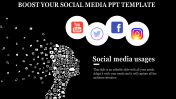 Concise Social Media PowerPoint Template and Google Slides